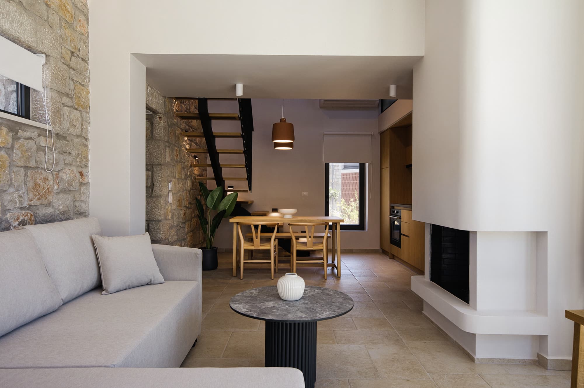 Revello Villa 3 open-plan living and dining area